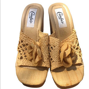 CANDIES VINTAGE Y2K WOVEN SANDALS